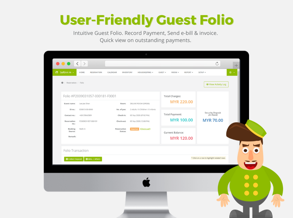 Softinn Hotel PMS Product Screenshots